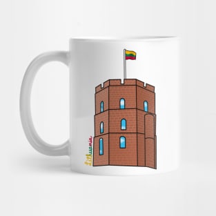 Vilnius Lithuania Castle Tower Mug